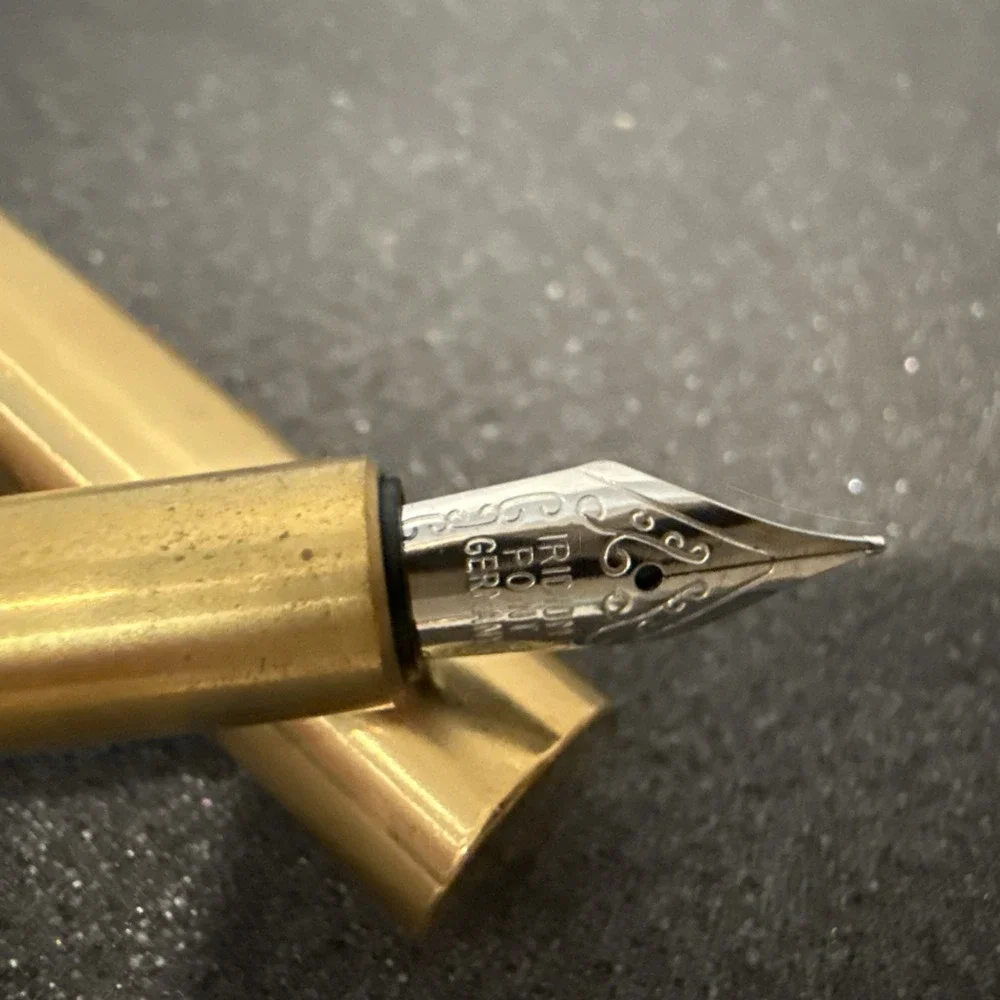 Vintage Brass Sandalwood Fountain Pen Premium Writing Gift Stationery